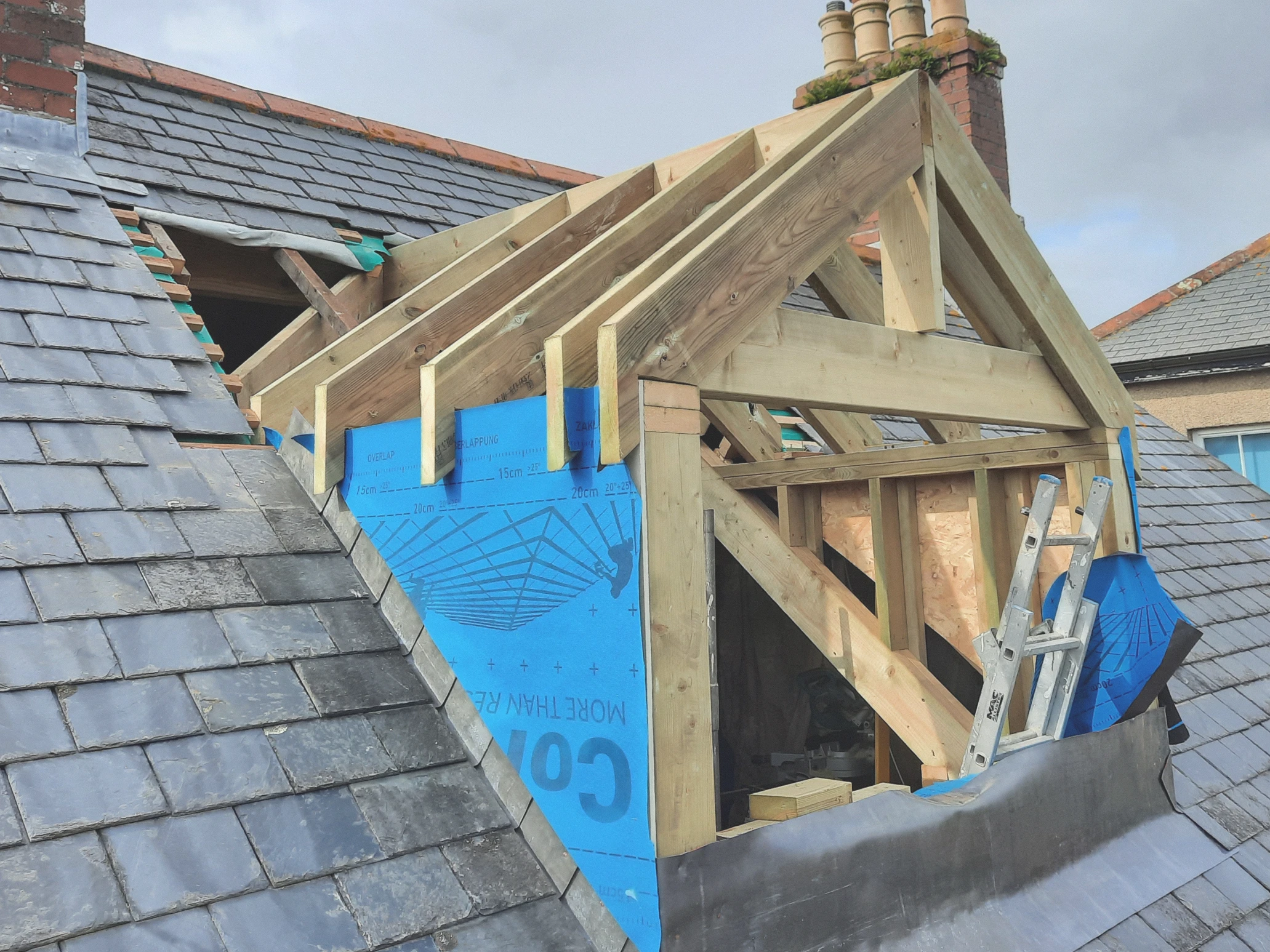 Loft conversion in Helston, step 2